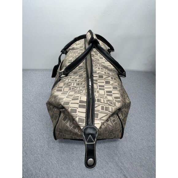 Kenneth Cole Reaction Beige 22" Rolling Duffel Bag Travel Carry On Wheeled Bag - Picture 4 of 16